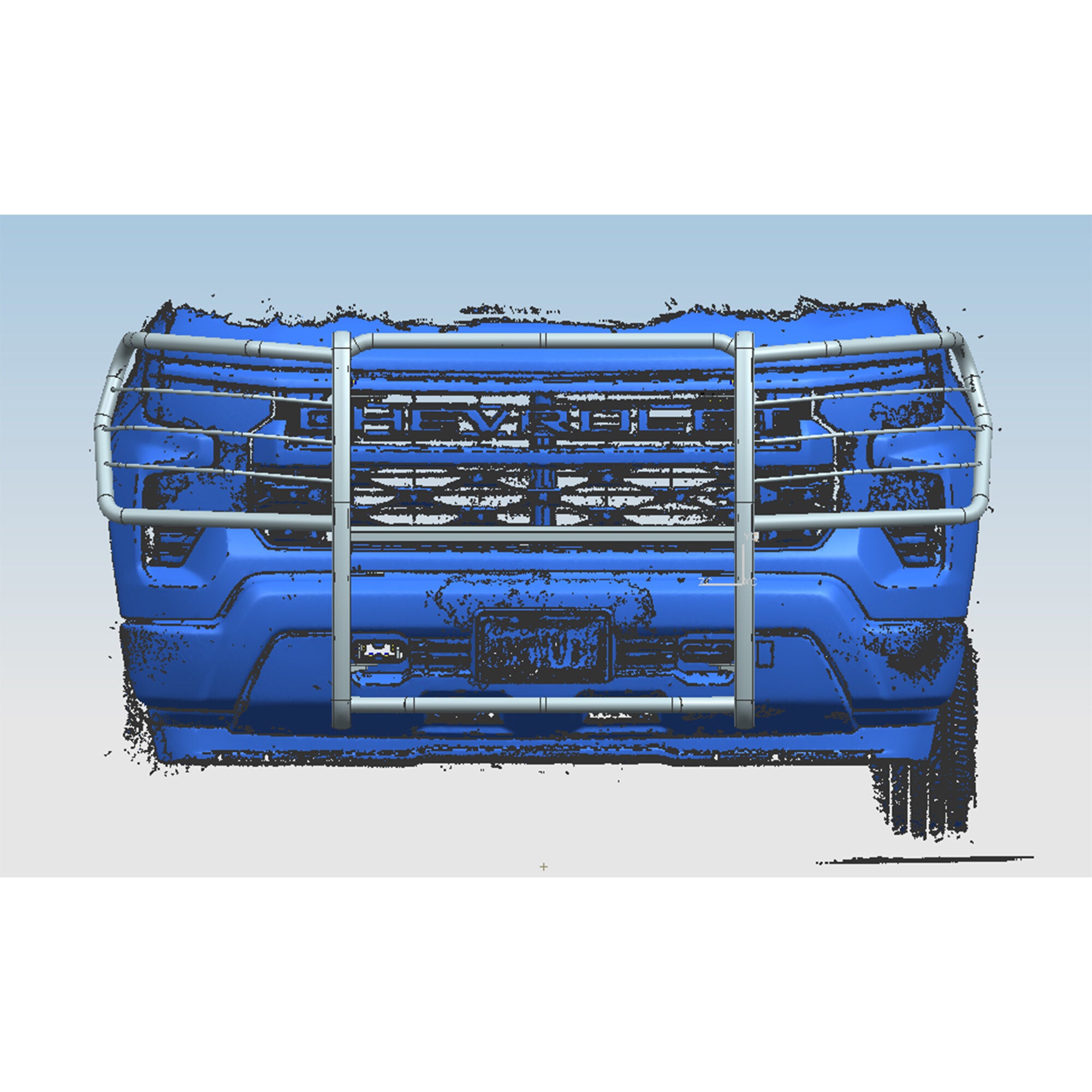 2022-2025 Chevrolet Silverado 1500 Grille Guard Modular | Black Horse Off Road - Image 1