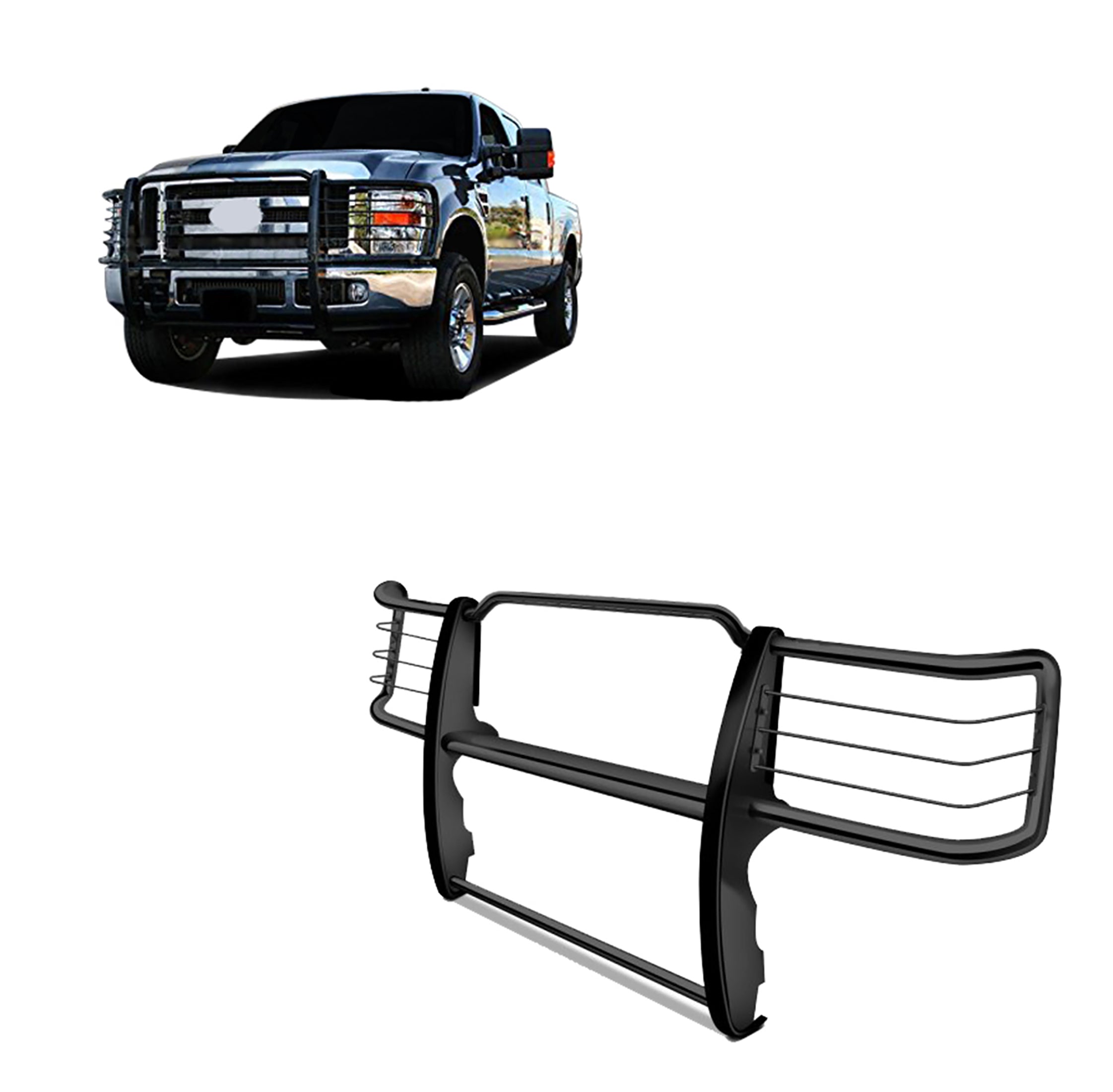 2011-2014 Chevrolet Silverado 2500 Hd Grille Guard Modular | Black Horse Off Road - Image 1