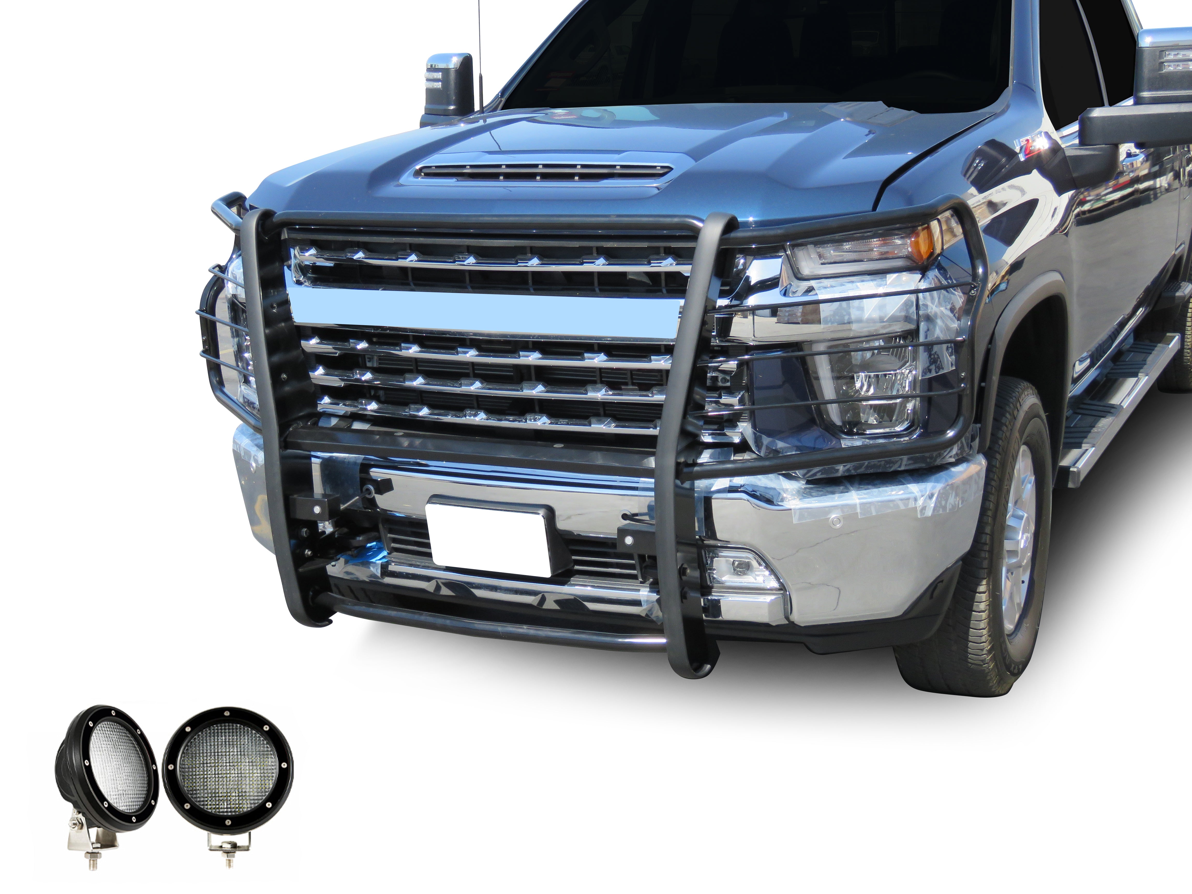 2020-2024 Chevrolet Silverado 2500 Hd Grille Guard Kit Modular | Black Horse Off Road - Image 9