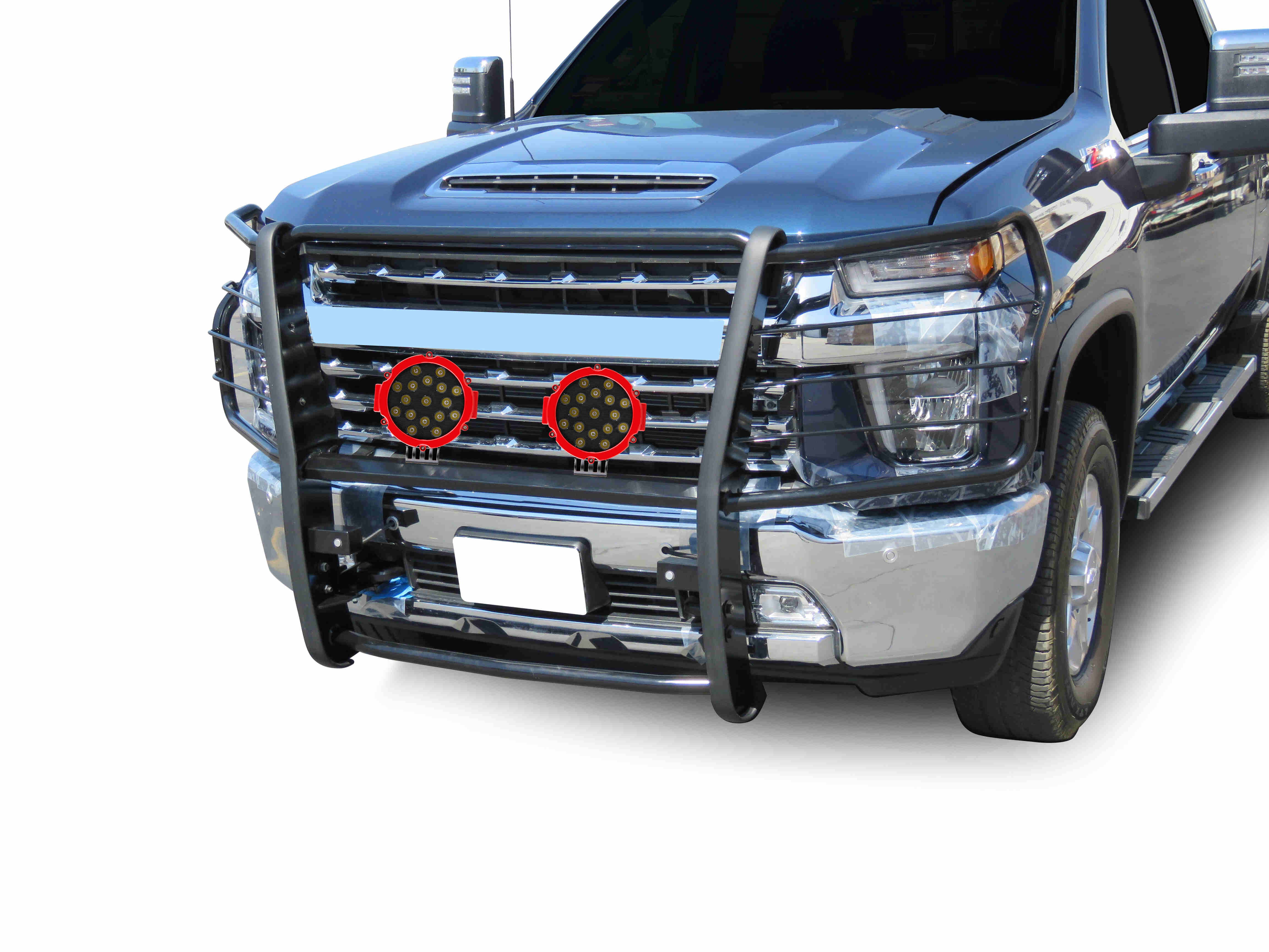 2020-2024 Chevrolet Silverado 2500 Hd Grille Guard Kit Modular | Black Horse Off Road - Image 7