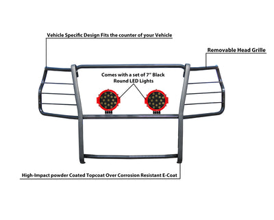 2020-2024 Chevrolet Silverado 2500 Hd Grille Guard Kit Modular | Black Horse Off Road - Image 8