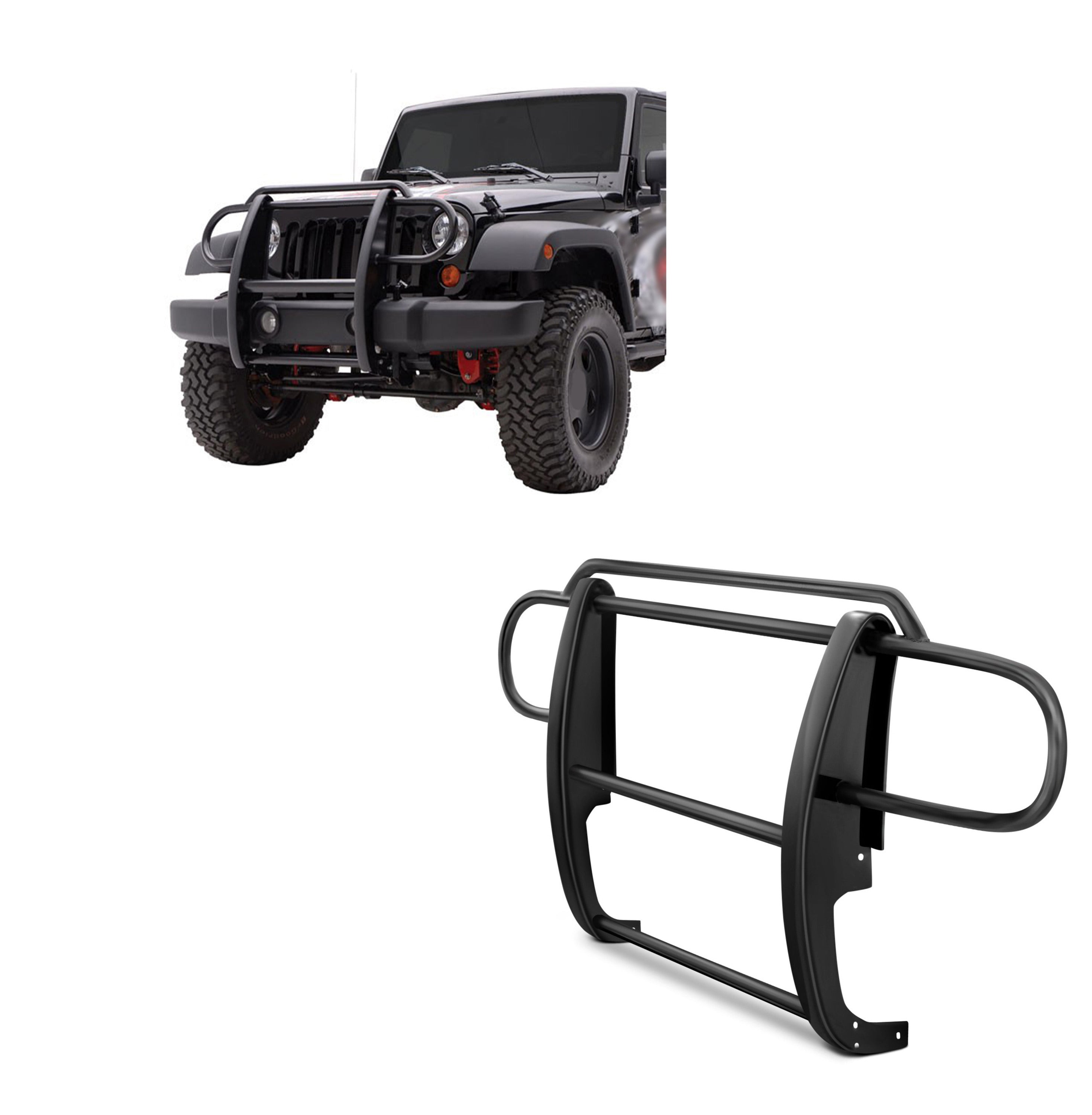 2007-2018 Jeep Wrangler Grille Guard Modular | Black Horse Off Road - Image 1