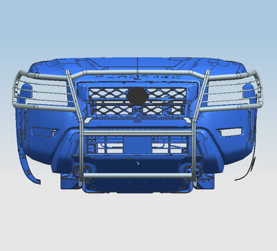 2022-2025 Nissan Frontier Grille Guard Modular | Black Horse Off Road - Image 2