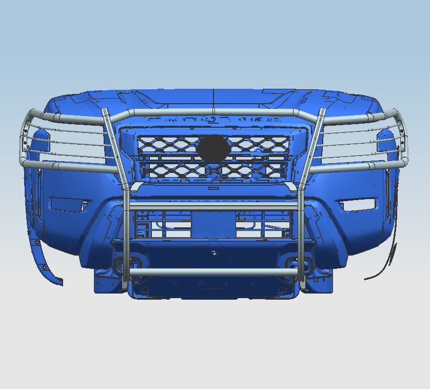 2022-2025 Nissan Frontier Grille Guard Modular | Black Horse Off Road - Image 2