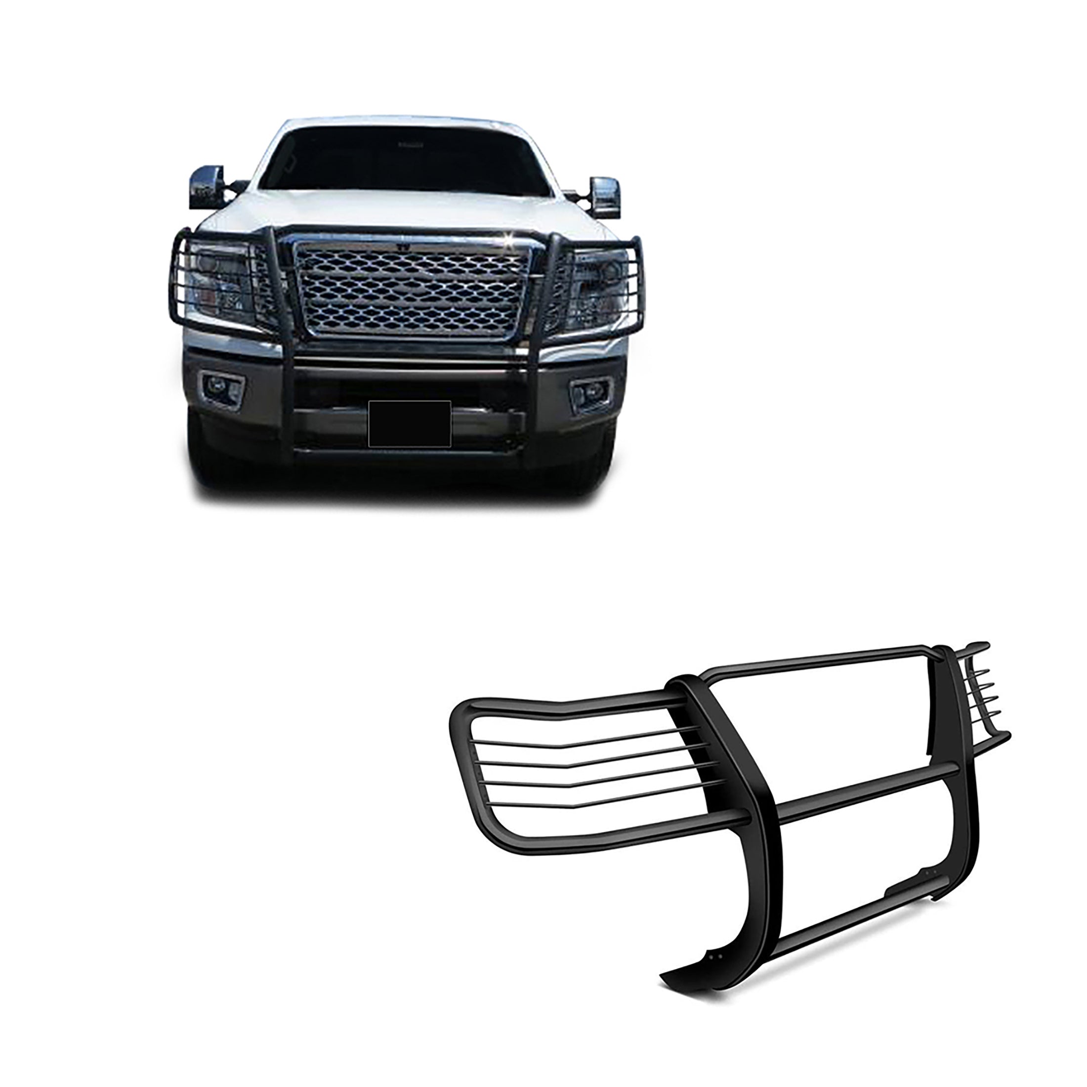 2016-2024 Nissan Titan Xd Grille Guard Modular | Black Horse Off Road - Image 1