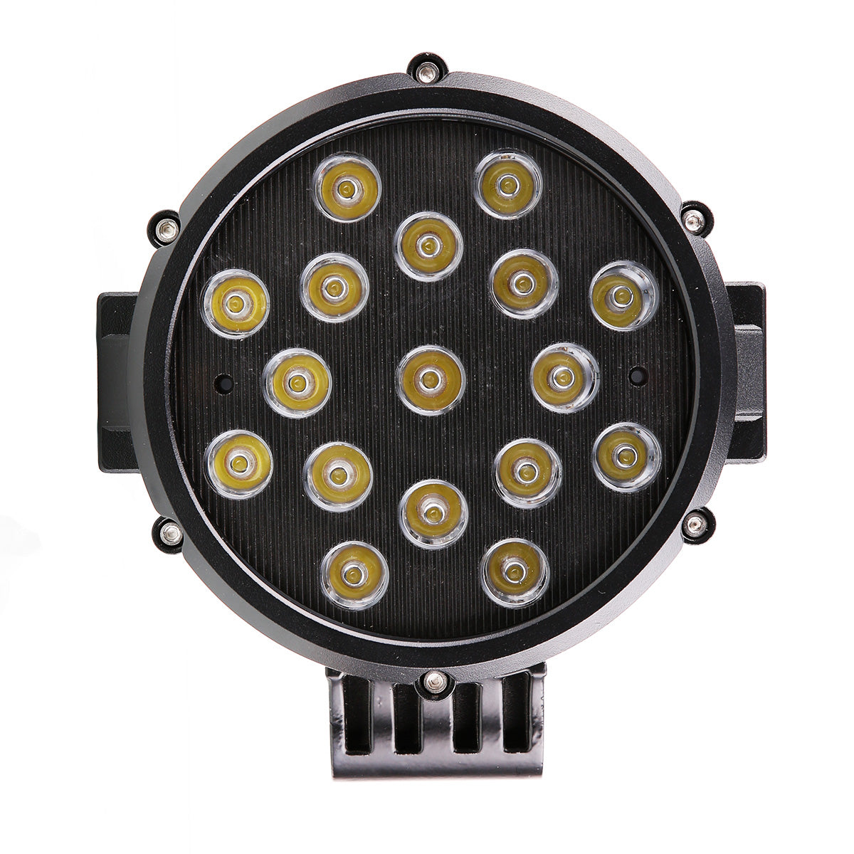 1998-2007 Toyota Land Cruiser Grille Guard Kit Modular Incl. pair of 7.0"Dia.  LED  Lights w/ Black Trim Rings w/ Wiring Harness and Switch | Black Horse Off Road - Image 3
