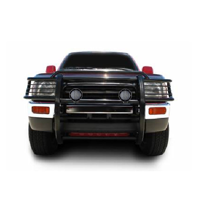 1996-2000 Toyota 4Runner Grille Guard Kit Modular Pair  of 5.3" Dia. LED Flood Lights w/ Black Trim Rings Wiring Harness  and Switch | Black Horse Off Road - Image 7