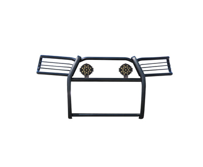 2010-2024 Toyota 4Runner Grille Guard Kit Modular Incl. pair of 7.0"Dia.  LED  Lights w/ Black Trim Rings w/ Wiring Harness and Switch | Black Horse Off Road - Image 5