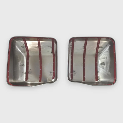 2018-2024 Jeep Wrangler, 20-24 Jeep Gladiator JL 2 PCS No Turn Signal Full Chrome Tape-on Mirror Cover