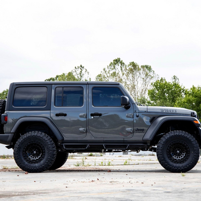 2018-2024 Jeep Wrangler, 20-24 Jeep Gladiator W/ Smart Key 10 PCS Gloss Black Snap-on W/Tape Patented Door Handle Cover