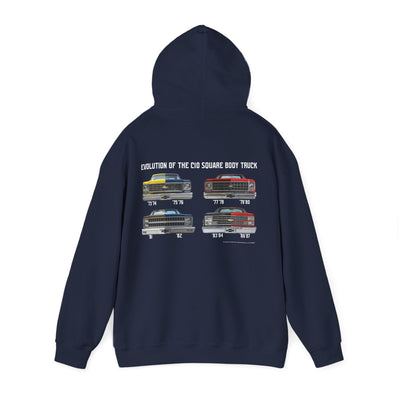 Chevrolet C10 Square Body Legacy Heavyweight Hoodie – Evolution of an American Classic