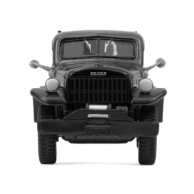 1946 Dodge Power Wagon Fire Truck Black "Black Bandit" Series 30 1/64 Diecast Model Car