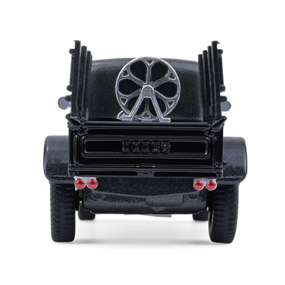 1946 Dodge Power Wagon Fire Truck Black "Black Bandit" Series 30 1/64 Diecast Model Car
