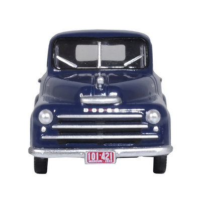 1948 Dodge B-1B Pickup Truck Waterway Blue 1/87 (HO) Scale Diecast Model Car