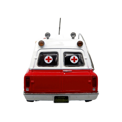 1969 Chevrolet C-10 Ambulance "Los Angeles City Fire Department" Red and White "5 Alarm" Series Limited Edition 1/50 Diecast Model