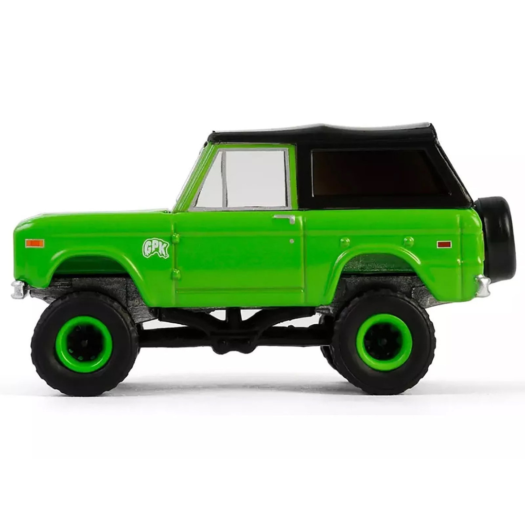 1969 Ford Bronco "Garbage Pail Kids: Super Snotty" Green with Black Top "San Diego Comic-Con 2024 Exclusive" 1/64 Diecast Model Car
