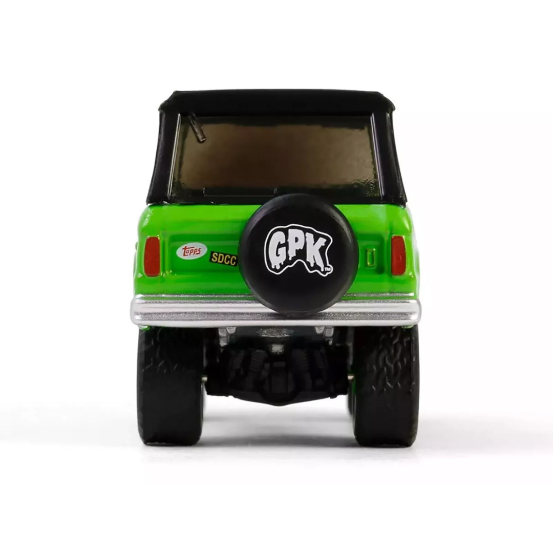 1969 Ford Bronco "Garbage Pail Kids: Super Snotty" Green with Black Top "San Diego Comic-Con 2024 Exclusive" 1/64 Diecast Model Car