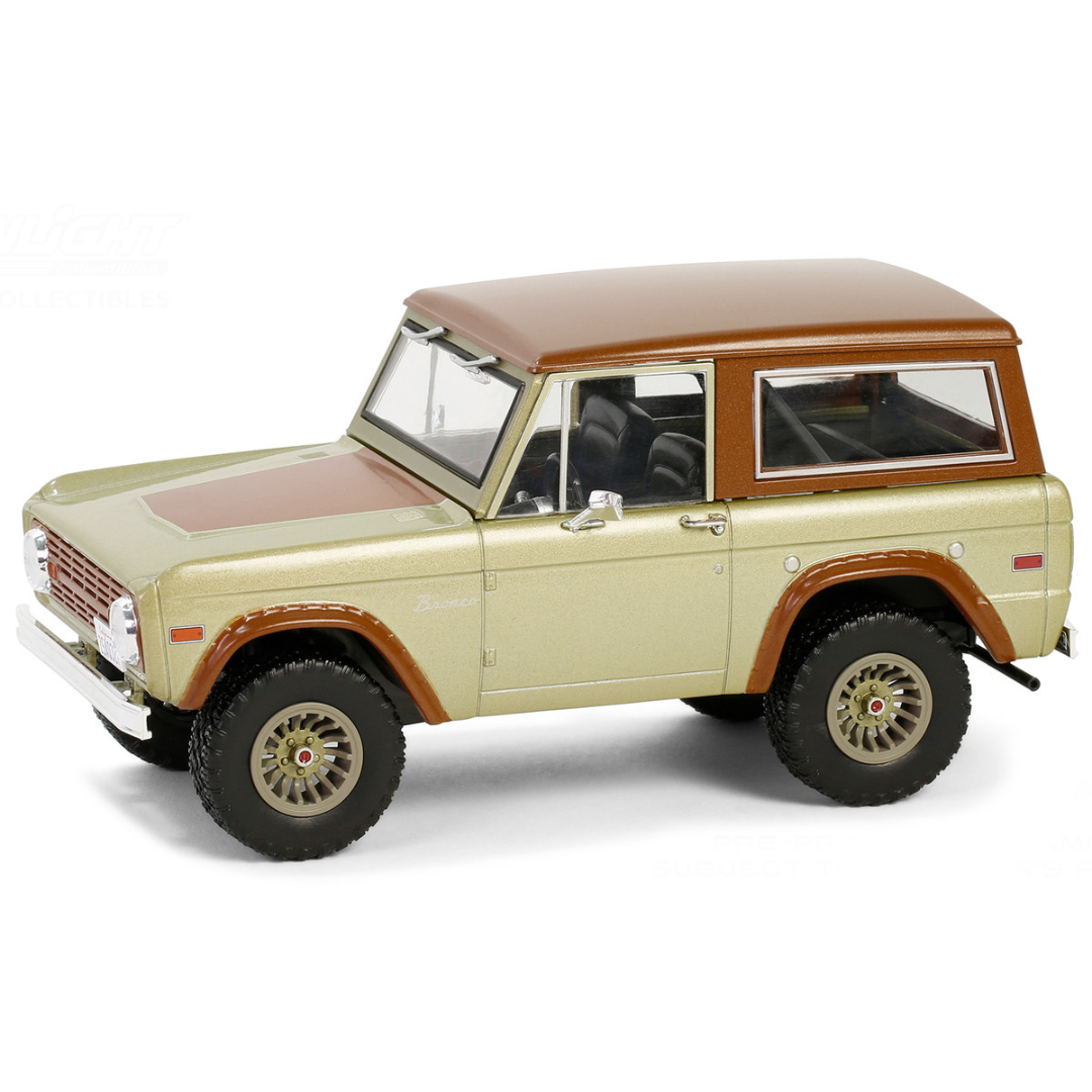 1970 Ford Bronco Gold Metallic with Brown Hood and Top "Lost" (2004-2010) TV Series "Hollywood" Series 20 1/24 Diecast Model Car