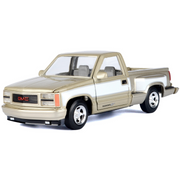 1992-gmc-sierra-gt-pickup-truck-gold-metallic-with-white-sides-american-classics-series-1-24-diecast-model-car