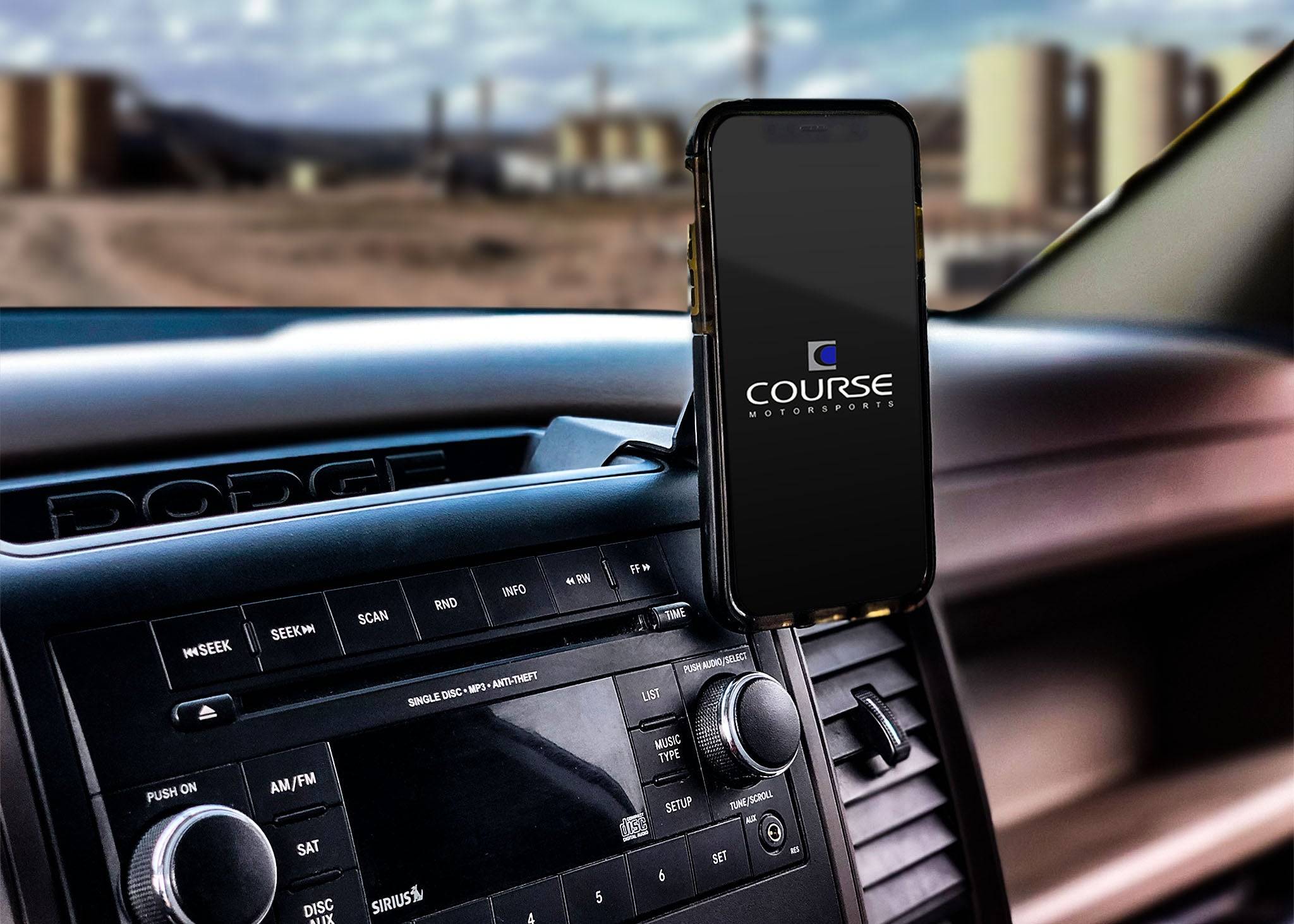 Direct Fit Phone Mount - Dodge Ram 1500 (2009-2012), 2500/3500/4500/5500 (2010-2012)