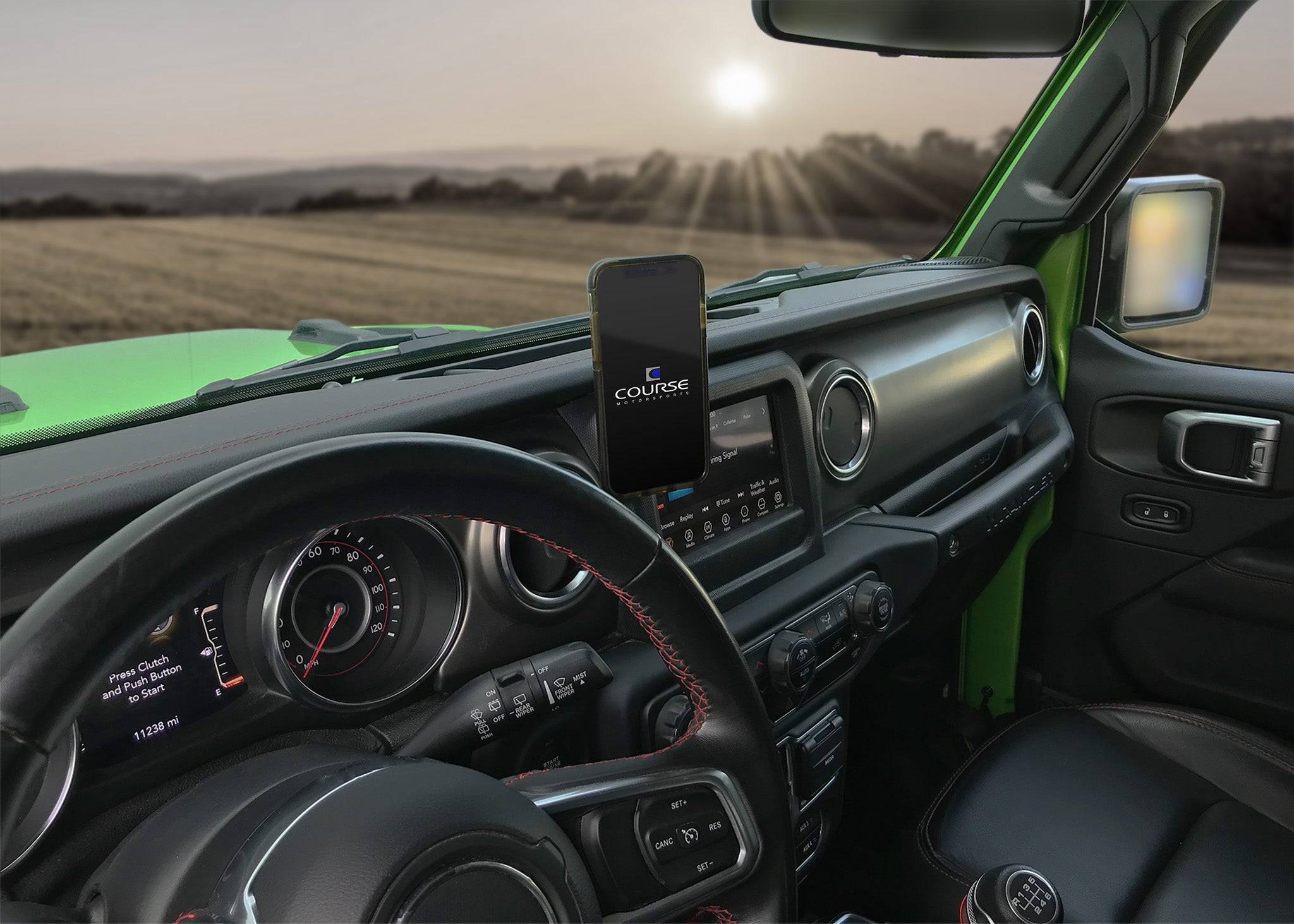 Direct Fit Phone Mount - Jeep Wrangler/Gladiator/Rubicon 2018 - 2023