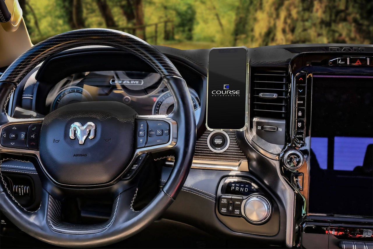 Direct Fit Phone Mount: Ram TRX, Ram Limited (2019-Present),Laramie Longhorn (2020+)