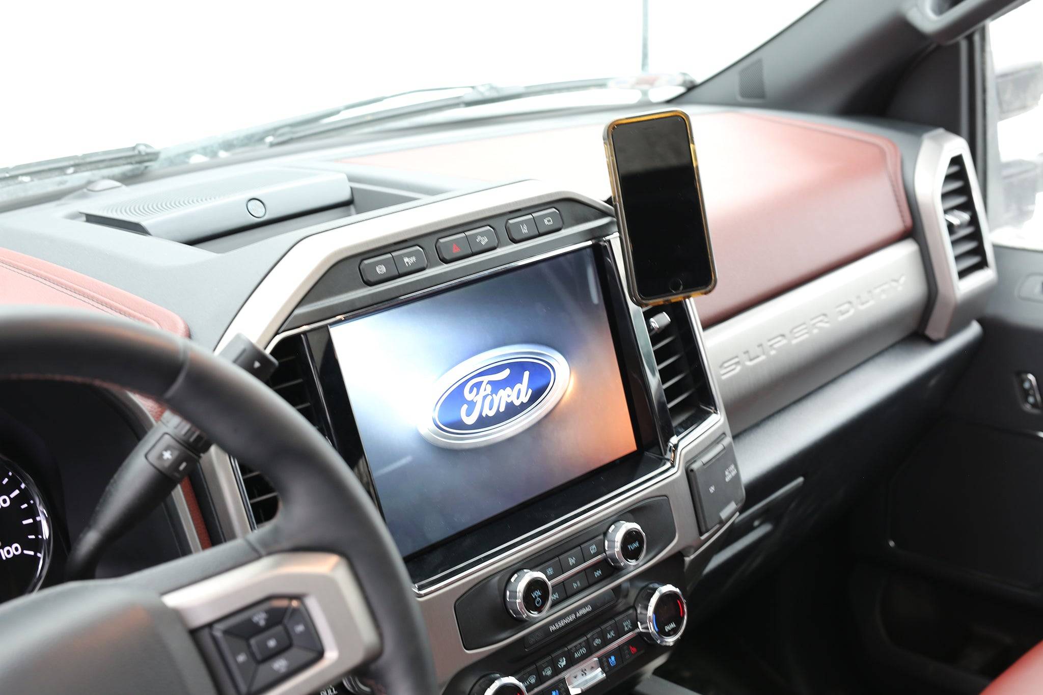 Direct Fit Phone Mount - Ford Super Duty (2022 with Sync 4)