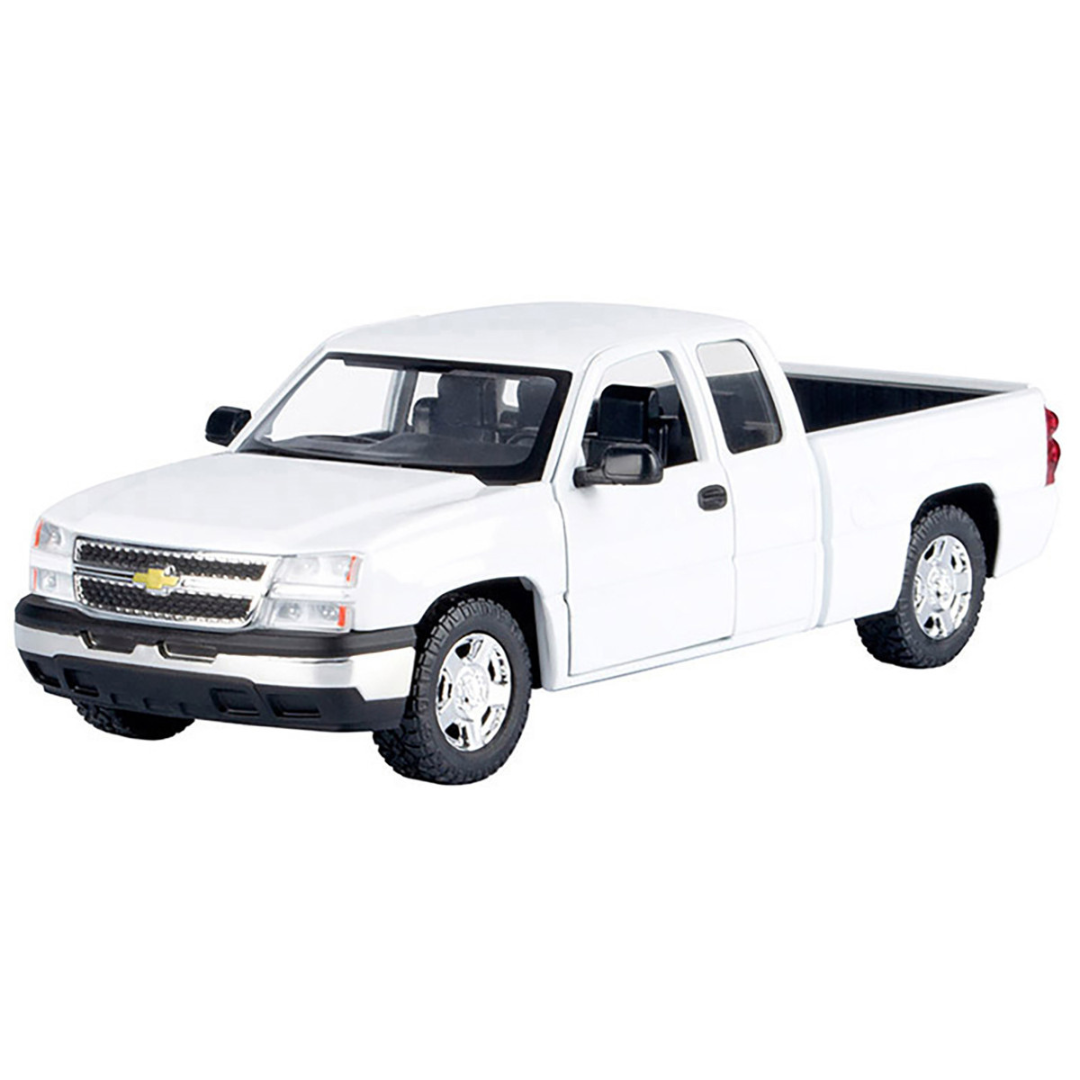 2006 Chevrolet Silverado 1500 Pickup Truck White "Timeless Legends" Series 1/25 Diecast Model Car