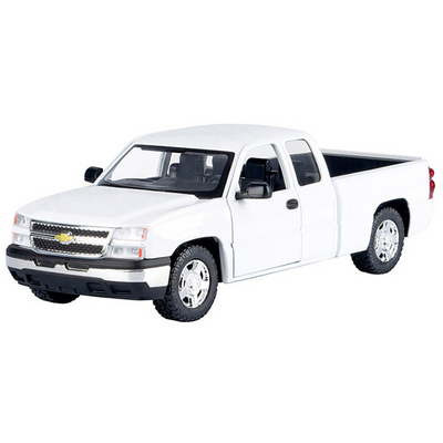 2006 Chevrolet Silverado 1500 Pickup Truck White "Timeless Legends" Series 1/25 Diecast Model Car