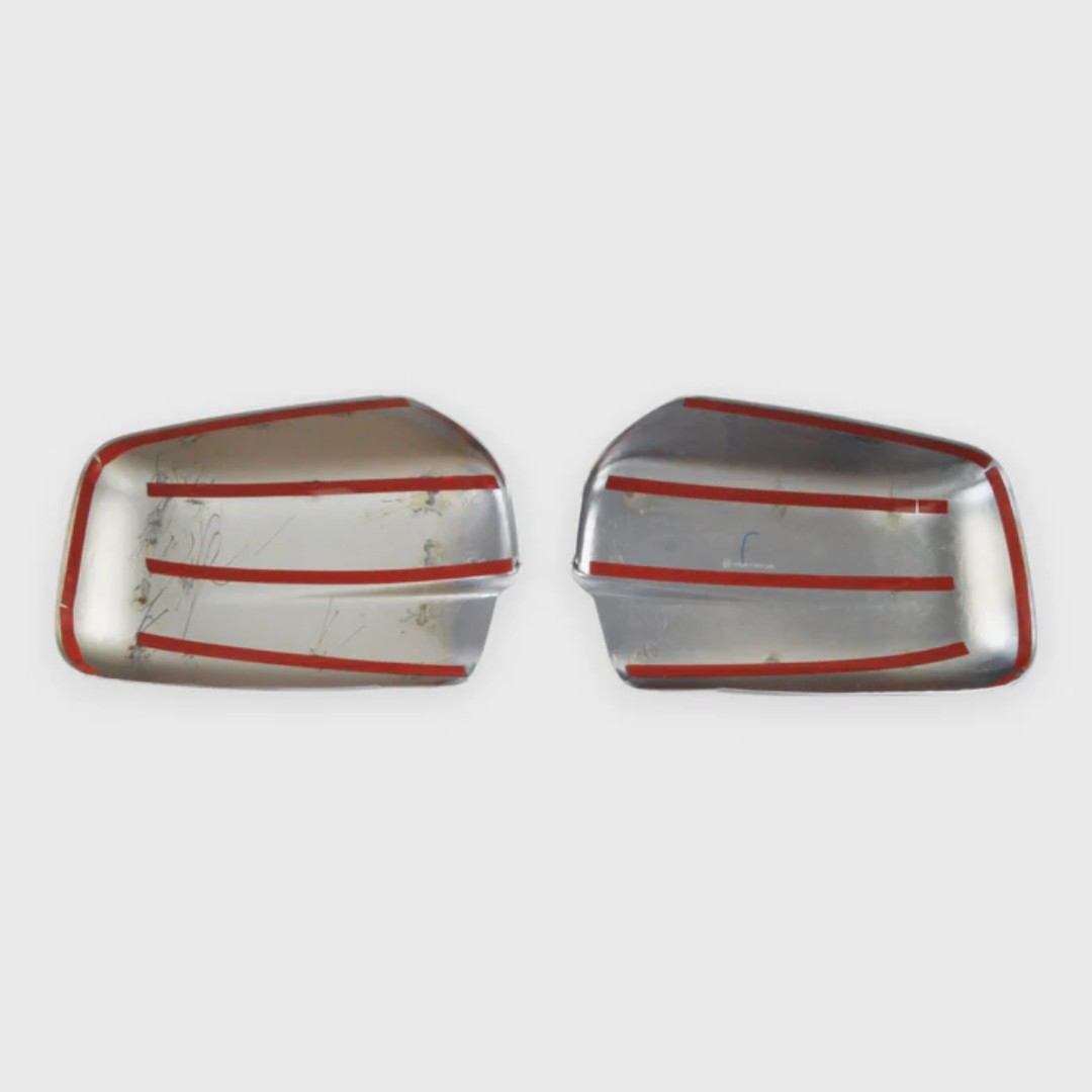 2009-2010 Dodge Ram 1500, 11-18 Ram 1500, 19-23 Ram 1500 Classic 2 PCS No Turn Signal Full Chrome Tape-on Mirror Cover
