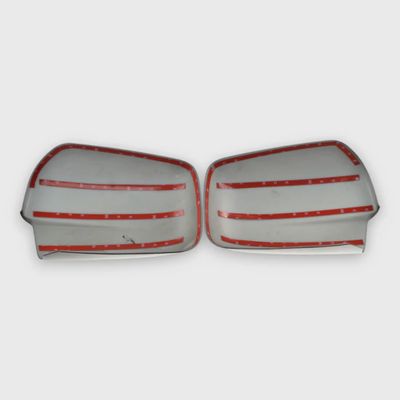 2009-2010 Dodge Ram 1500, 11-18 Ram 1500, 19-23 Ram 1500 Classic 2 PCS No Turn Signal Full Gloss Black Tape-on Mirror Cover