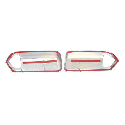 2010 Dodge Ram 2500/Ram 3500, 11-22 Ram 2500/3500 Non-Tow Style 2 PCS With Turn Signal Top Chrome Tape-on Mirror Cover