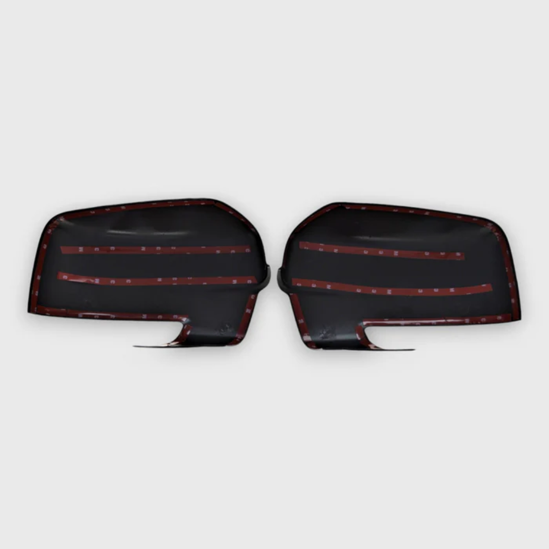 2013-2018 Ram 1500, 19-23 Ram 1500 Classic 2 PCS With Turn Signal Full Gloss Black Tape-on Mirror Cover