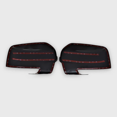 2013-2018 Ram 1500, 19-23 Ram 1500 Classic 2 PCS With Turn Signal Full Gloss Black Tape-on Mirror Cover