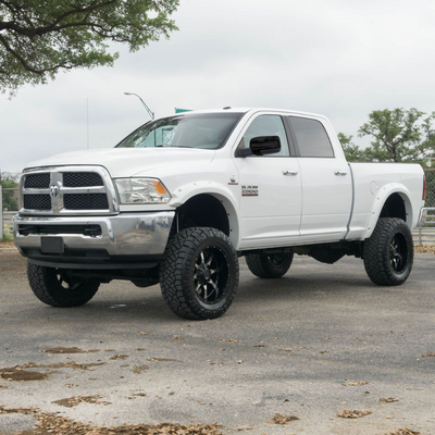2013-2018 Ram 1500, 19-23 Ram 1500 Classic 2 PCS With Turn Signal Full Gloss Black Tape-on Mirror Cover