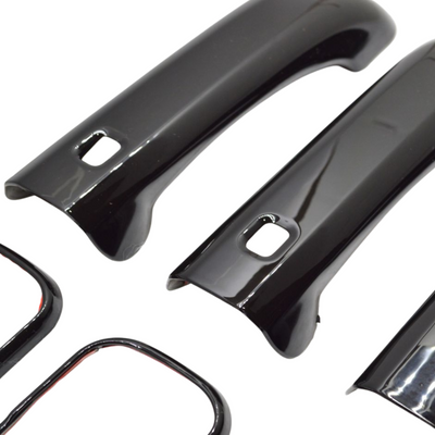 Trim Illusion DH6275BLK gloss black door handle covers for 2013-2024 Ram 1500, Ram 2500, Ram 3500 and more - image 2