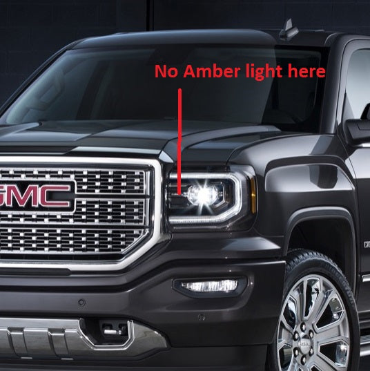 2016-2018 GMC Sierra Turn Signal DRL (Daytime Running Light) Override Wiring Harness