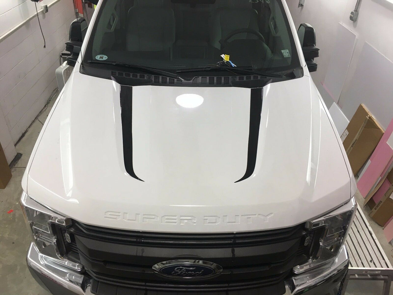 Hood Spears Decal for 2017-2021 Ford F250-550