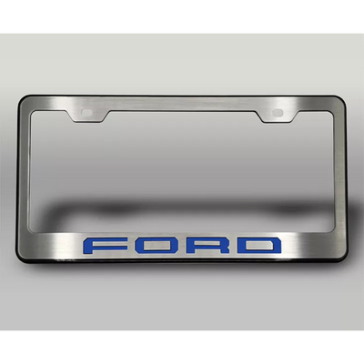 2017-2022 Ford F-250 Black License Plate Frame with "FORD" Lettering | Choose Color
