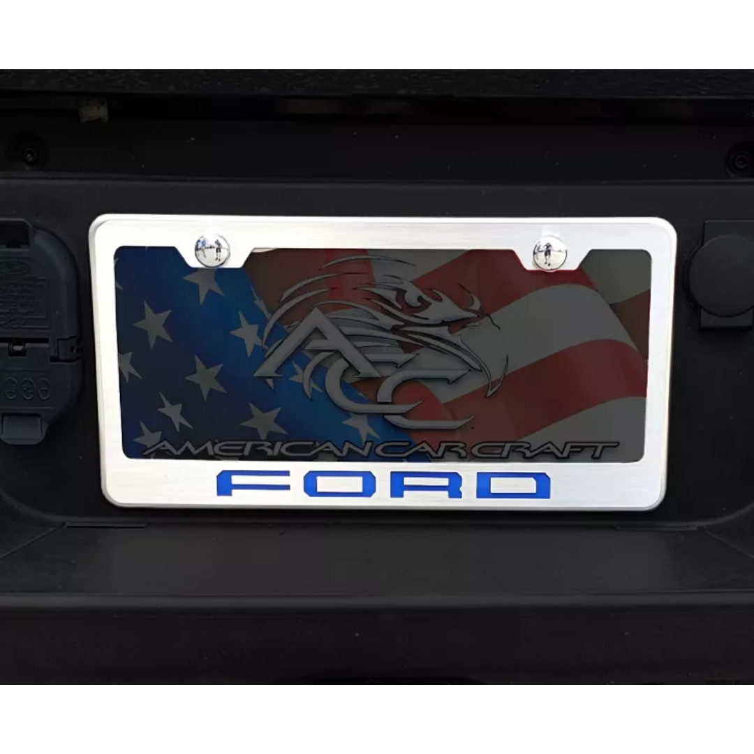 2017-2022 Ford F-250 License Plate Frame with "FORD" Lettering | Choose Color