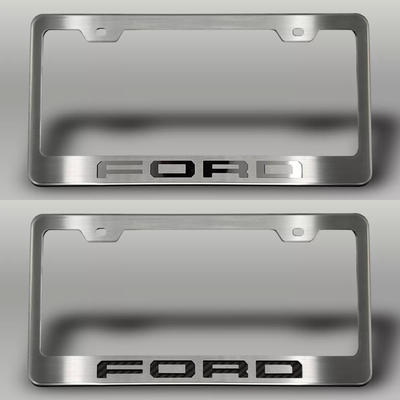 2017-2022 Ford F-250 License Plate Frame with "FORD" Lettering | Choose Color