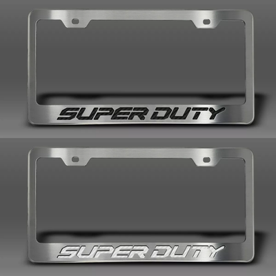 2017-2022 Ford F-250 License Plate Frame with "Super Duty" Lettering | Choose Color