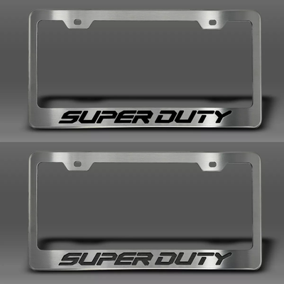 2017-2022 Ford F-250 License Plate Frame with "Super Duty" Lettering | Choose Color