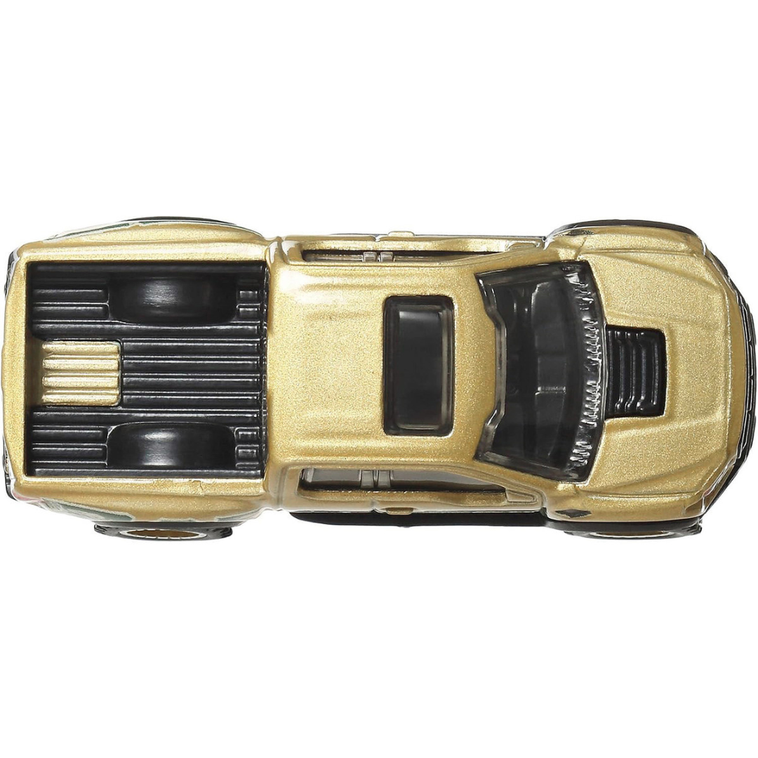 2017 Ford F-150 Raptor Pickup Truck Gold Metallic with Graphics "HW Off Road" Series Diecast Model Car