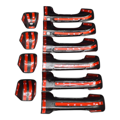 2019-2024 Ram 1500 (Not for Classic) W/ or W/O Smart Key 10 PCS Gloss Black Snap-on W/Tape Patented Door Handle Cover