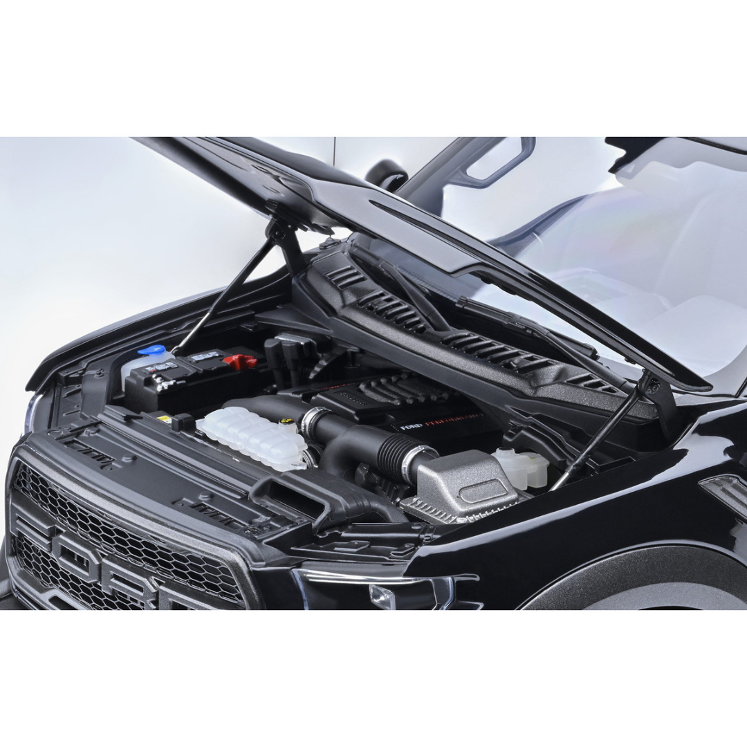 2019 Ford F-150 Raptor Pickup Truck Agate Black 1/18 Model Car