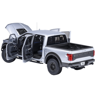 2019 Ford F-150 Raptor Pickup Truck Ingot Silver 1/18 Model Car