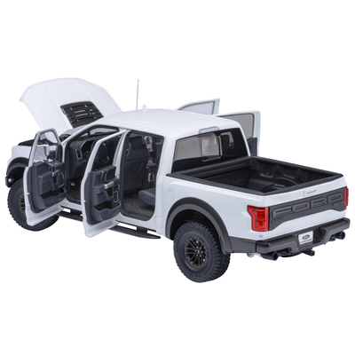 2019 Ford F-150 Raptor Pickup Truck Oxford White 1/18 Model Car