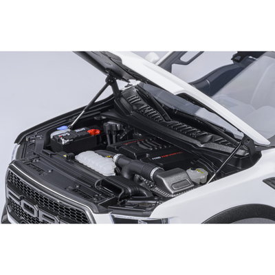 2019 Ford F-150 Raptor Pickup Truck Oxford White 1/18 Model Car