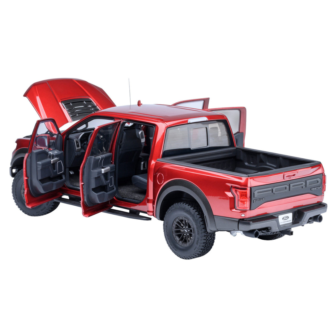 2019 Ford F-150 Raptor Pickup Truck Ruby Red Metallic 1/18 Model Car